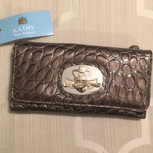 Brand new croc print wallet